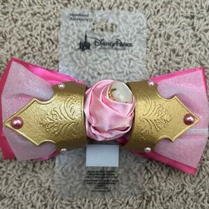 New Disney Parks Sleeping Beauty Princess Aurora for  “Swap Your Bow” Headband